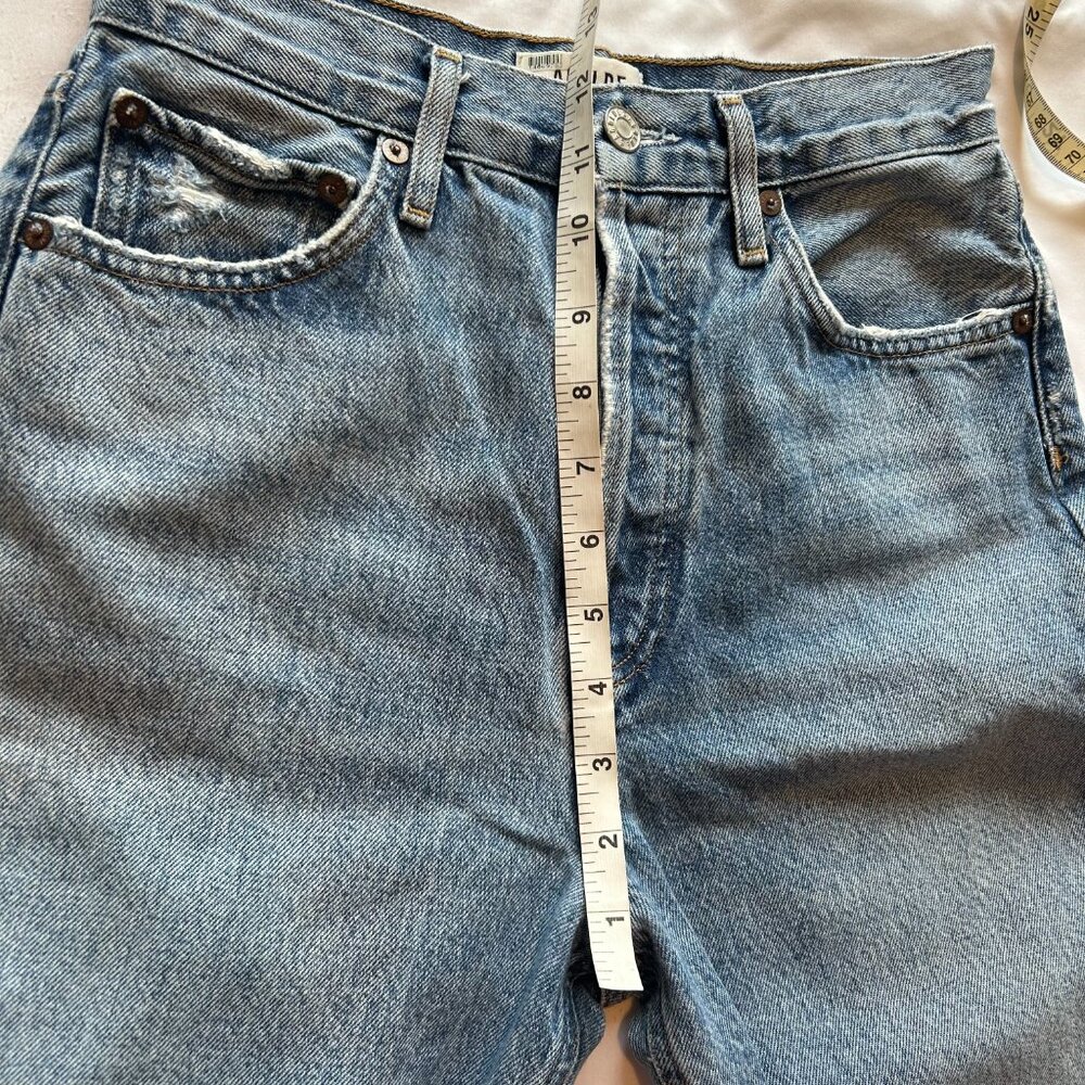 Agolde 90's Pinch Waist Straight 100% Organic Cotton Denim Jean - 25 - Endless - Picture 10 of 11